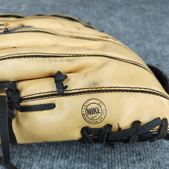 Nike Diamond Elite Edge 14 Inch Baseball Glove Black Tan RHT BF1352-021 - Picture 10 of 14